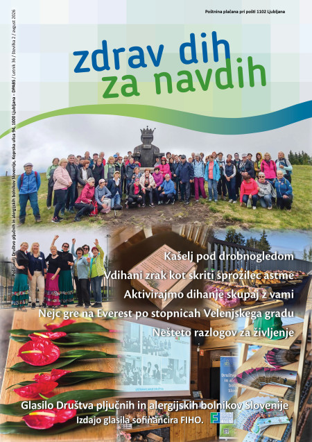 Zdrav dih, avgust 2026
